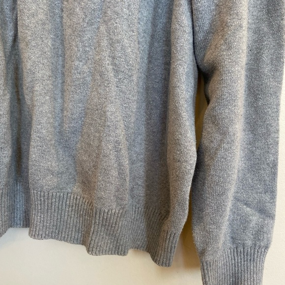 Duluth Trading Company 1/4 Zip Sweater Gray XXL - Picture 3 of 4